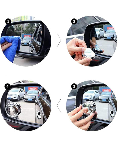 360° Rotatable Wide-Angle Blind Spot Mirrors (2 pcs)