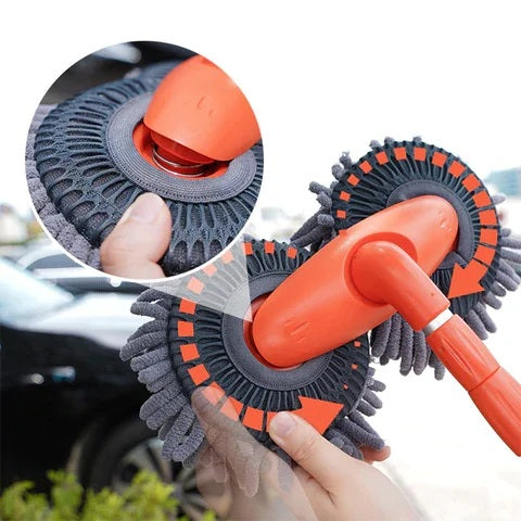 Wash Brush – Retractable Double Layer Car