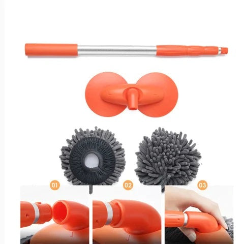 Wash Brush – Retractable Double Layer Car