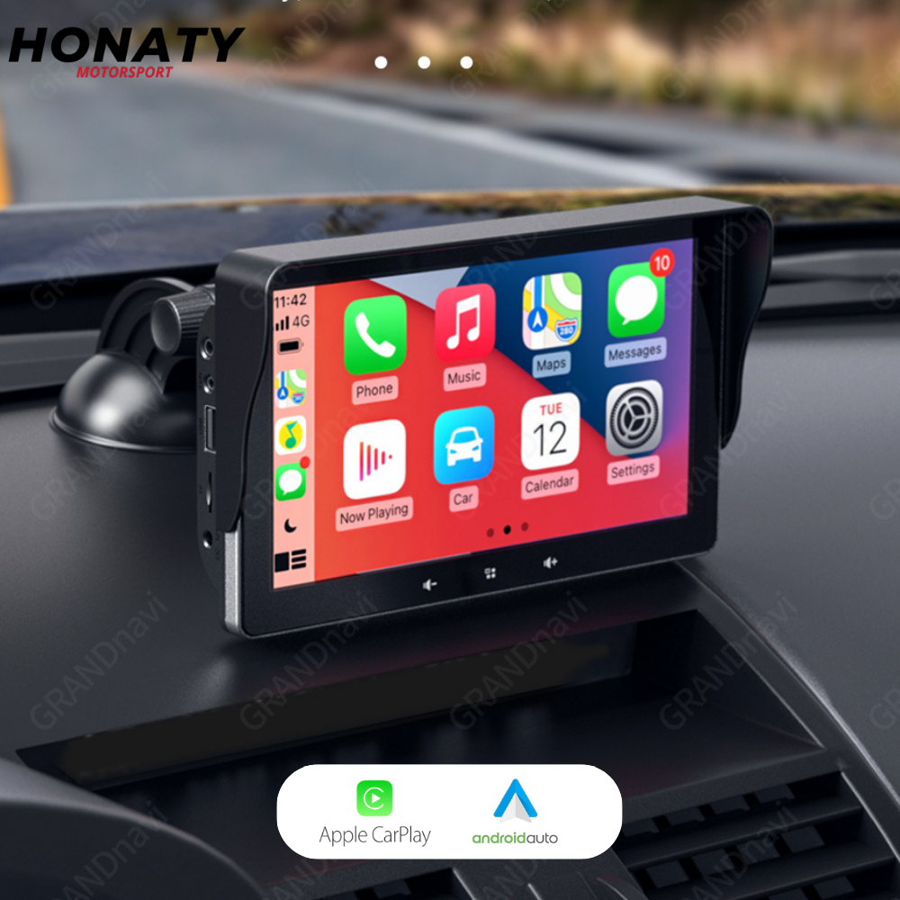 Connected HD display with CarPlay and Android Auto