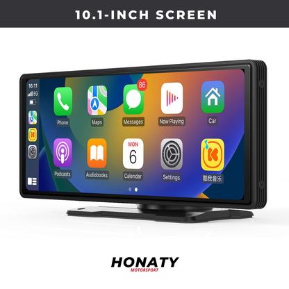 Connected HD display with CarPlay and Android Auto