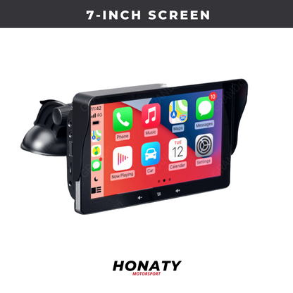 Connected HD display with CarPlay and Android Auto